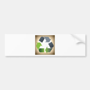 Recycle #1 bumper sticker