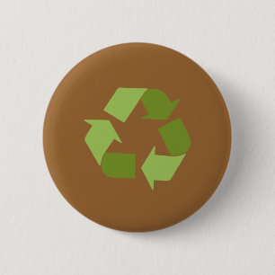 Recycle 6 Cm Round Badge