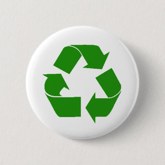 recycle 6 cm round badge