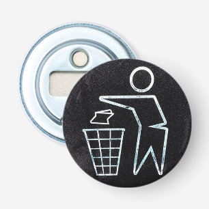 Recycle and Don't Litter Bottle Opener
