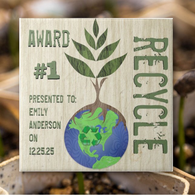 Recycle Award For Conservationists Forestry Majors Tile (Creator Uploaded)