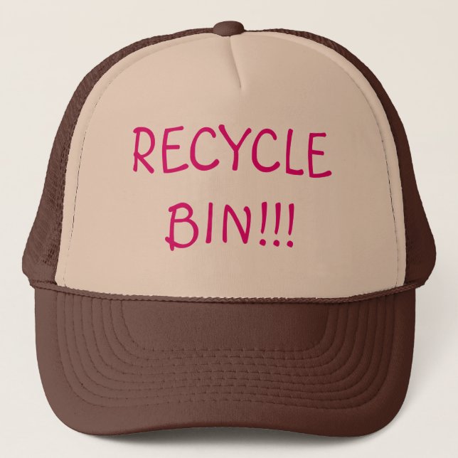 Recycle Bin Trucker Hat (Front)