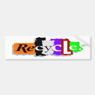 RECYCLE BUMPER STICKER