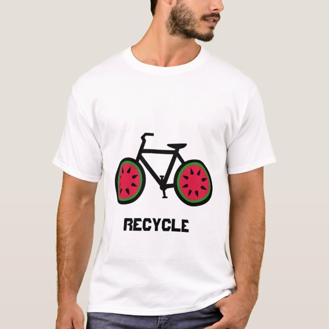 Recycle bycycle tshirt (Front)