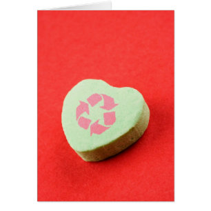 Recycle Candy Heart Card