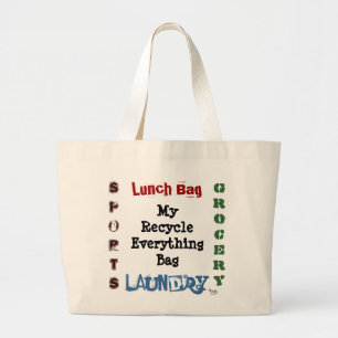 Recycle Canvas Tote Bag