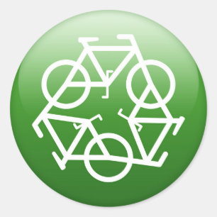 RECYCLE CLASSIC ROUND STICKER