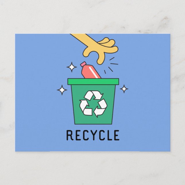 Recycle // Climate Change Awareness Postcard (Front)