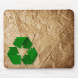 Recycle - Crumpled Paper Mouse Pad