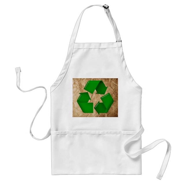Recycle - Crumpled Paper Standard Apron (Front)