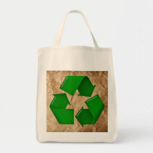 Recycle - Crumpled Paper Tote Bag