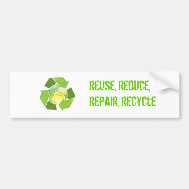 Recycle Earth Sticker (Front)