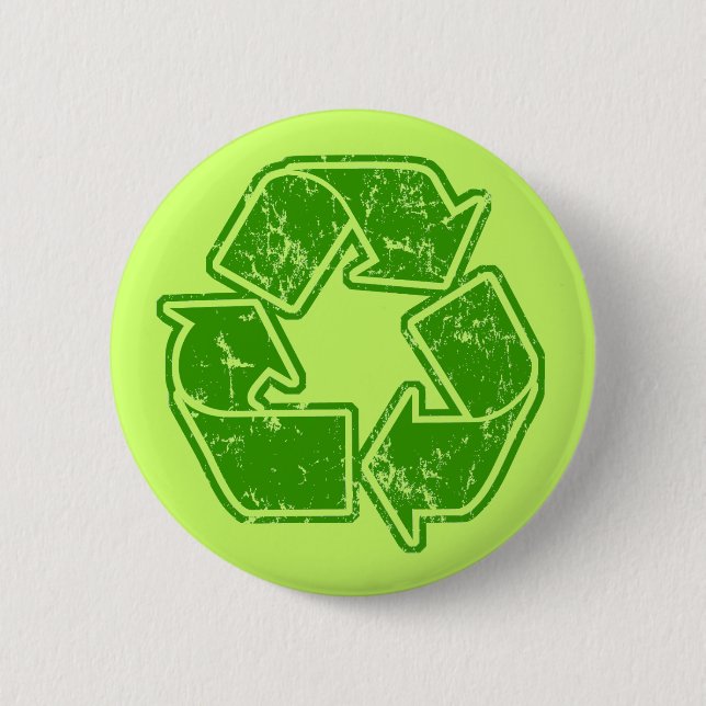 Recycle Graphic Vintage 6 Cm Round Badge (Front)