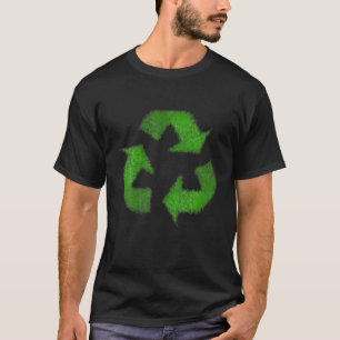 Recycle Grass Logo Recycling Vintage -Earth Day T-Shirt