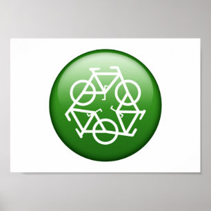 recycle green by Petr Kratochvil poster