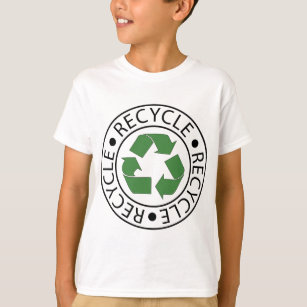 Recycle Green Ceter Logo T-Shirt