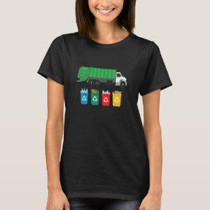 Recycle Green Earth Day Environment Garbage Truck T-Shirt