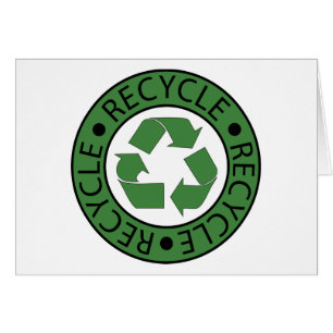 Recycle Green Logo BK Letters