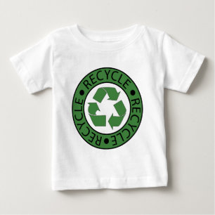 Recycle Green Logo BK Letters Baby T-Shirt