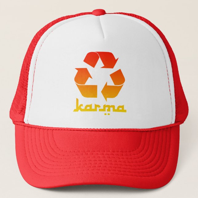 Recycle KARMA Trucker Hat (Front)