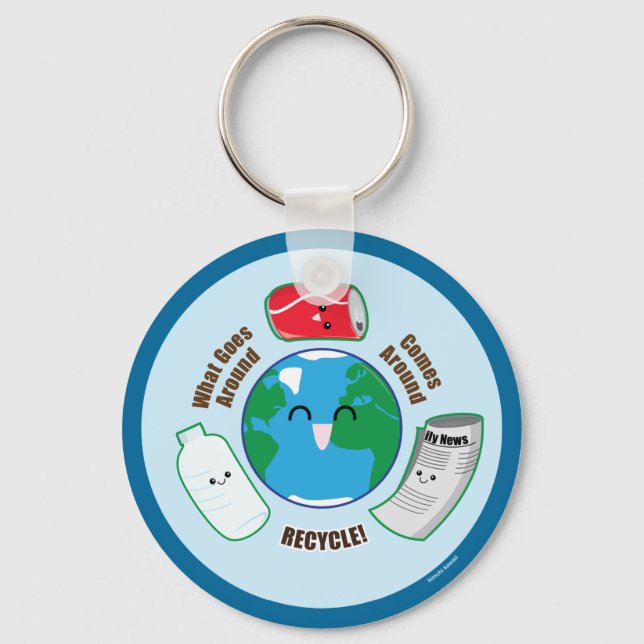 Recycle Key Ring (Front)