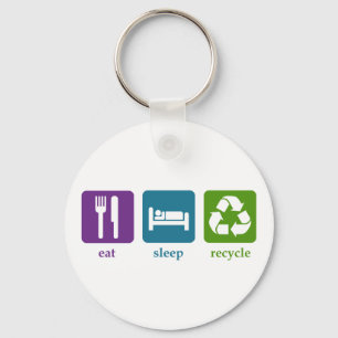 Recycle Keychain