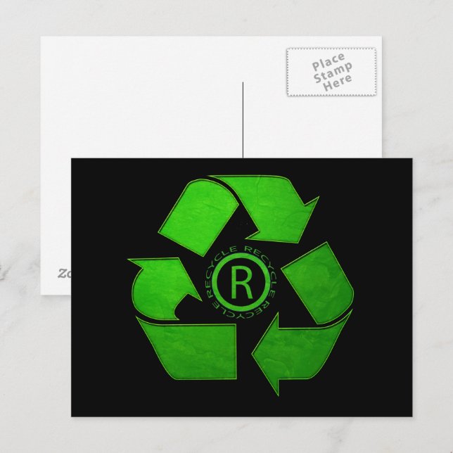 Recycle Logo by Shirley Taylor Postcard (Front/Back)