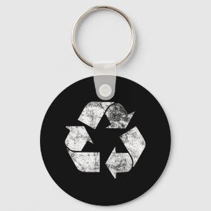 Recycle Logo T Shirt Earth Day Nature Planet Conse Key Ring