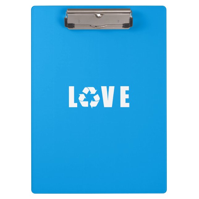 Recycle Love Clipboard (Front)