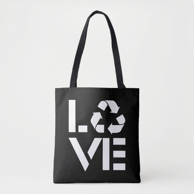Recycle Love Tote Bag (Front)