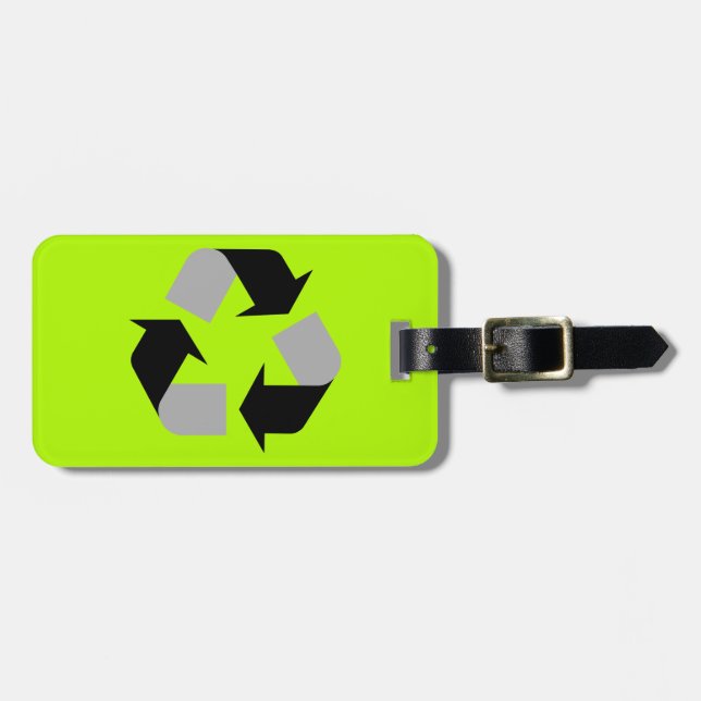 Recycle Luggage Tag (Front Horizontal)