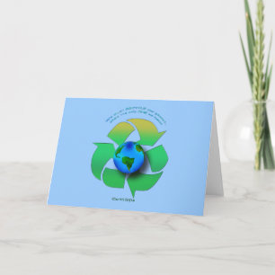 RECYCLE OUR PLANET Series Thank You Card