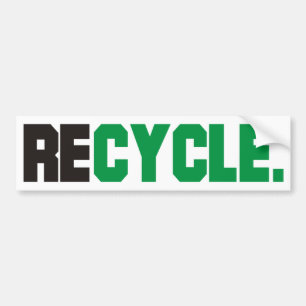 Recycle Products & Designs! Bumper Sticker