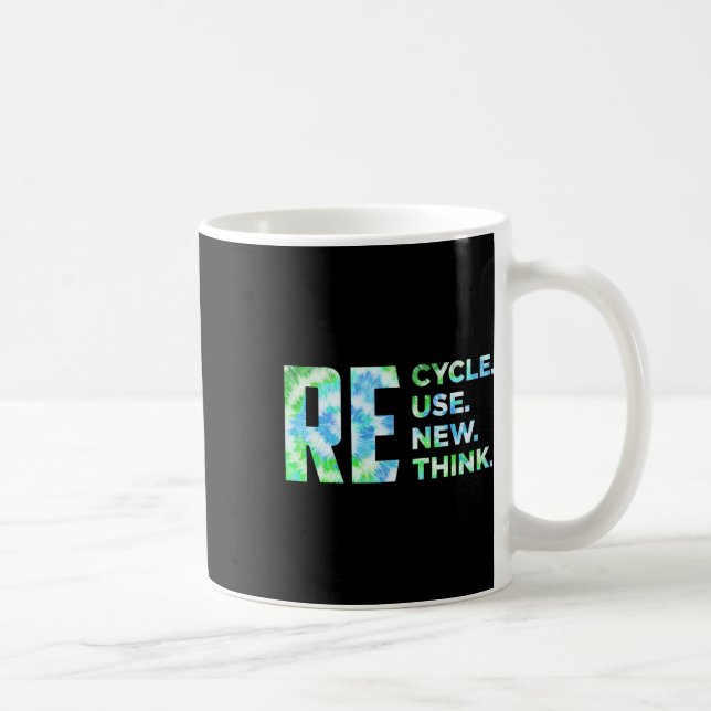 Recycle Reuse Renew Rethink Crisis Environmental A Coffee Mug (Right)