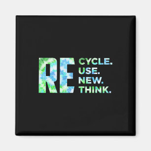 Recycle Reuse Renew Rethink Crisis Environmental A Magnet