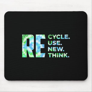 Recycle Reuse Renew Rethink Crisis Environmental A Mouse Pad
