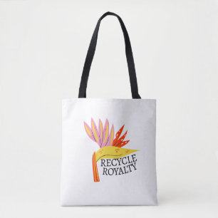 Recycle Royalty Tote Bag – Eco-Friendly Typography