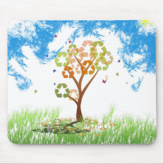 Recycle season mouse pad
