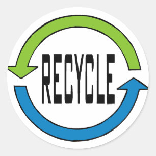 Recycle stickers