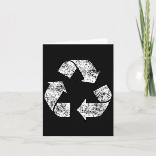 Recycle Symbol Distressed Earth Day Environment Gi Card