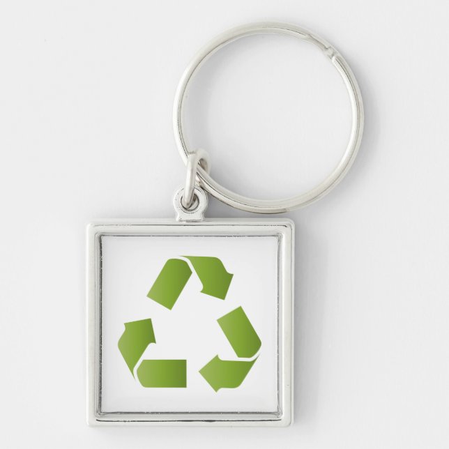 RECYCLE SYMBOL KEY RING (Front)