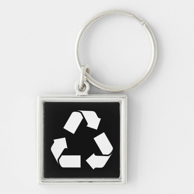 RECYCLE SYMBOL KEY RING (Front)