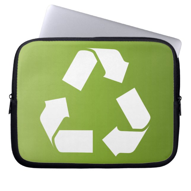 RECYCLE SYMBOL LAPTOP SLEEVE (Front)