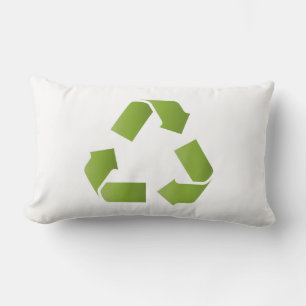 RECYCLE SYMBOL LUMBAR CUSHION