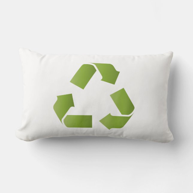 RECYCLE SYMBOL LUMBAR CUSHION (Front)