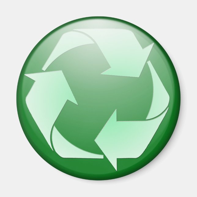 Recycle Symbol Magnet (Front)