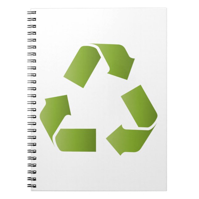 RECYCLE SYMBOL NOTEBOOK (Front)