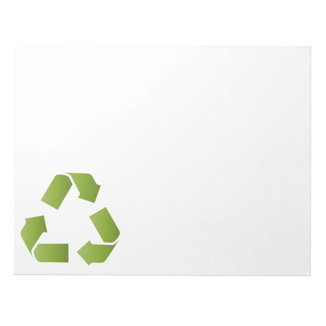RECYCLE SYMBOL NOTEPAD (Front)