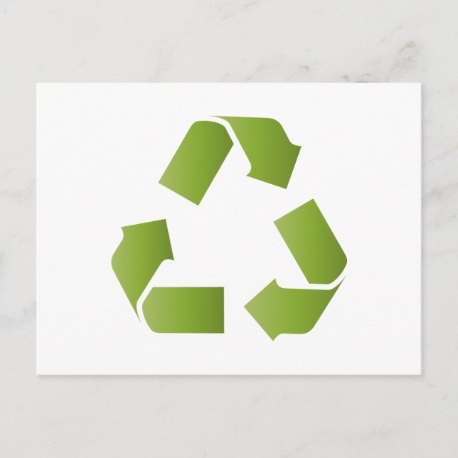 RECYCLE SYMBOL POSTCARD (Front)