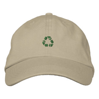 Recycle Symbol Small Embroidered Hat